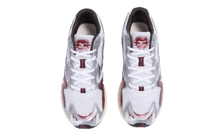 Wave Rıder 10 Unisex Günlük Giyim Ayakkabısı Beyaz / Bordo