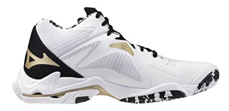 Wave Lightning Z8 MID Unisex Voleybol Ayakkabısı Beyaz / Desenli