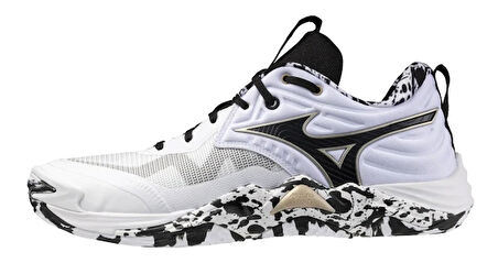 Wave Momentum Elite Unisex Voleybol Ayakkabısı Beyaz / Desenli