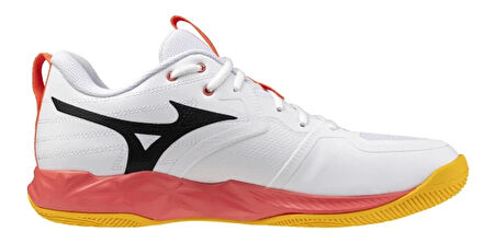 Wave Momentum Pro Unisex Voleybol Ayakkabısı Beyaz / Turuncu