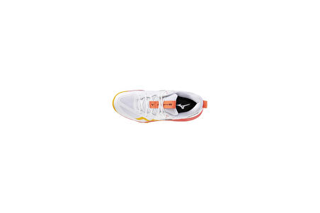Wave Momentum Pro Unisex Voleybol Ayakkabısı Beyaz / Turuncu