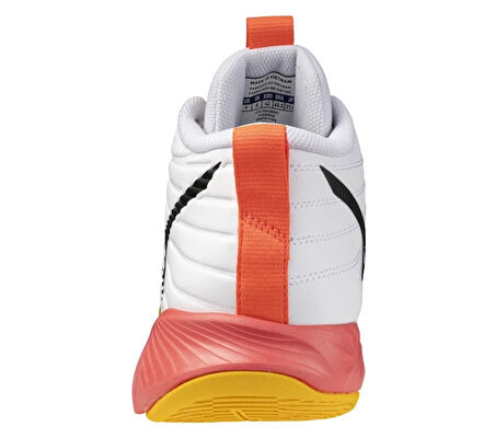Wave Momentum Pro MID Unisex Voleybol Ayakkabısı Beyaz / Turuncu