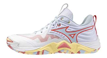 Wave Momentum Elite Kadın Voleybol Ayakkabısı Beyaz / Turuncu