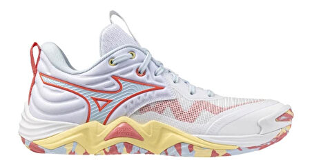 Wave Momentum Elite Kadın Voleybol Ayakkabısı Beyaz / Turuncu