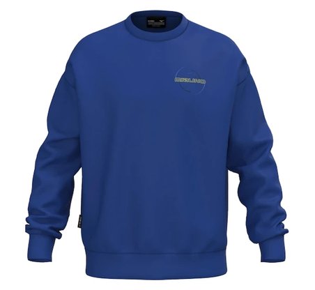 Athletic Crew Neck Erkek Sweatshirt Mavi
