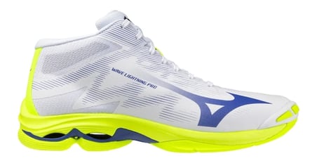 Wave Lightning Pro MID Unisex Voleybol Ayakkabısı Beyaz / Sarı