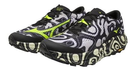 Mizuno Neo Accera Unisex Koşu Ayakkabısı Siyah / Beyaz / Desenli