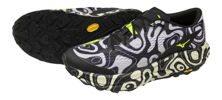 Mizuno Neo Accera Unisex Koşu Ayakkabısı Siyah / Beyaz / Desenli