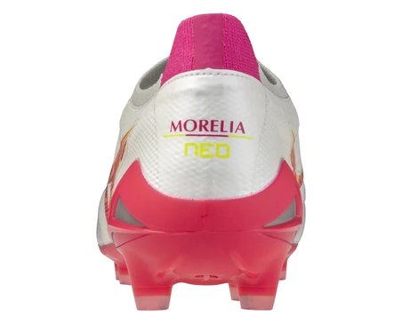 Morelia Neo 4 Beta Elite Erkek Krampon Beyaz / Pembe