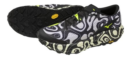 Mizuno Neo Accera Unisex Koşu Ayakkabısı Siyah / Beyaz / Desenli