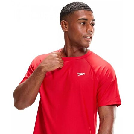Speedo 8-0030256446 Ess Ss Swim Tee Am Erkek Rashguard