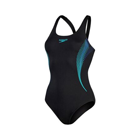 Speedo SPEEDO PLMT MSBK AF SİYAH Kadın Mayo