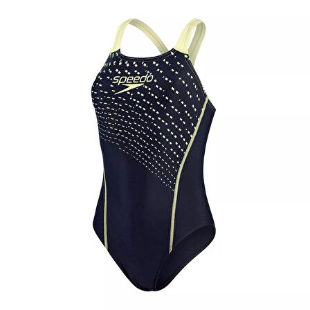 SPEEDO MEDLEY LOGO MDLT EF 8-1347406876 KADIN MAYO NAVY/GREEN