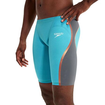 SPEEDO ERKEK YARIŞ MAYOSU LZR INTENT JAM AM GREEN/GREY 8-11976H546 UK BEDEN YZM