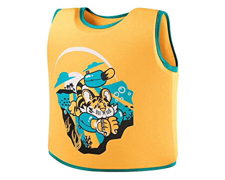 Speedo Printed Float Vest iu Orange/Green Çocuk Can Yeleği 8-1225214688 Turuncu