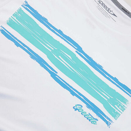 Speedo 8-00395600008 Ss Graphic Swim Shirt Am Erkek Güneş Koruyucu Tişört