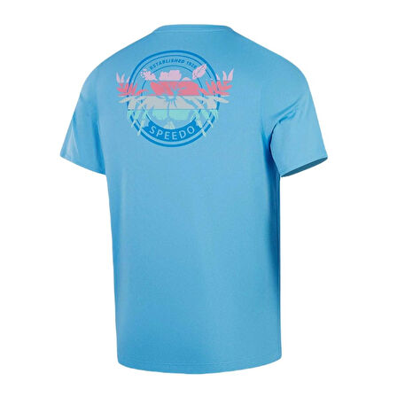 Speedo 8-00395716242 Ss Graphic Swim Shirt Am Erkek Güneş Koruyucu Tişört