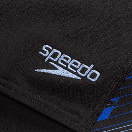 Speedo Tech Panel Aquashort Erkek Siyah Yüzücü Mayosu
