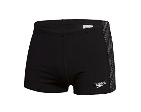 Speedo Hyperboom Pnl Asht Am Blk/Wht Erkek Yüzücü Mayosu 8-00301417216 Siyah