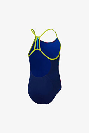 Speedo Plmt Llıne Bk 1Pc Jf Çocuk Mavi Mayo 8-00350016630