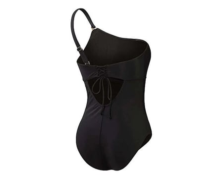 Speedo Spdscu Asymtrc 1Pc Af Blk Kadın Yüzücü Mayosu 8-0036990001 Siyah