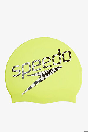 Speedo Slogan Prt Cap Unisex Yeşil Yüzücü Bonesi 8-0838516722