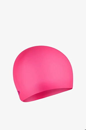 Speedo Plaın Moud Sılc Cap Çocuk Pembe Yüzücü Bonesi 8-7099016979