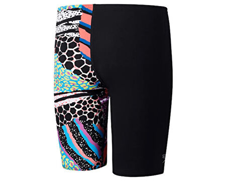 Speedo Plmt Vcut Digi Jam Jm Multi/Red Erkek Çocuk Mayosu 8-00318317327 Kırmızı