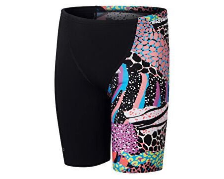 Speedo Plmt Vcut Digi Jam Jm Multi/Red Erkek Çocuk Mayosu 8-00318317327 Kırmızı