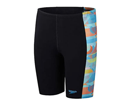 Speedo Digi Alov Panl Jammer Jm Black/Blue Erkek Çocuk Mayosu 8-00315817593 Siyah