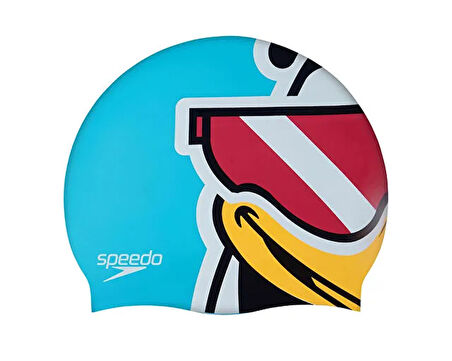 Speedo Printed Character Cap iu Blue Çocuk Bonesi 8-00232606348 Mavi