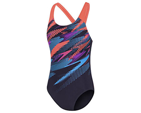 Speedo Digi Plmt Spbk Jf Blue Kız Çocuk Mayosu 8-00262518192 Mavi