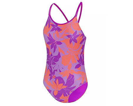 Speedo Alo Pt Twnstrp Jf Pink Kız Çocuk Mayosu 8-00313618141 Pembe