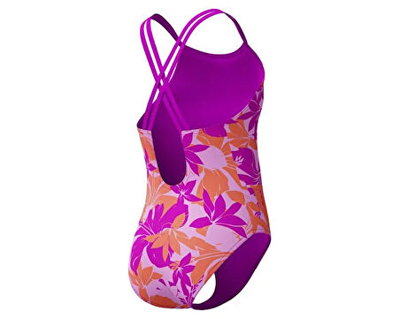 Speedo Alo Pt Twnstrp Jf Pink Kız Çocuk Mayosu 8-00313618141 Pembe