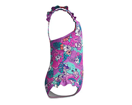 Speedo Speedo Digi Frill Trsp If Purple Çocuk Yüzme Mayosu 8-00314618239 Mor