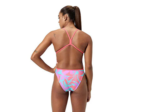 Speedo Alov Digi Vbk Af Purple Kadın Yüzücü Mayosu 8-1284318093 Mor