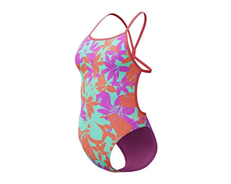 Speedo Alov Digi Vbk Af Purple Kadın Yüzücü Mayosu 8-1284318093 Mor