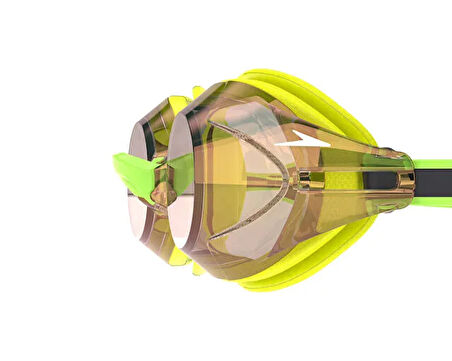 Speedo Vanquisher 3.0 Mir Au Yellow Unisex Aynalı Yarış Yüzücü Gözlüğü 8-00473417218 Sarı