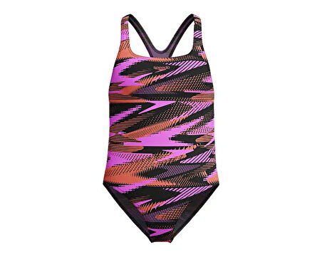 Speedo Hyperboom Alv Mdlt Jf Purple Kız Çocuk Mayosu 8-00372818290 Mor
