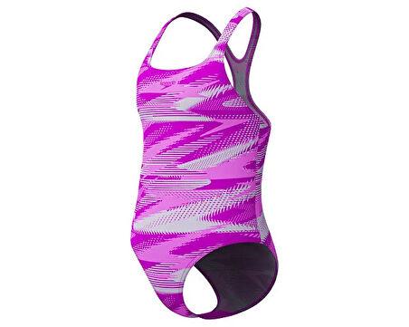 Speedo Hyperboom Alv Mdlt Jf Pink Kız Çocuk Mayosu 8-00372818627 Pembe