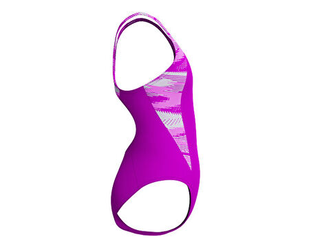 Speedo Hyperboom Splice Muscleback Jf Pink Kız Çocuk Mayosu 8-00372918627 Pembe