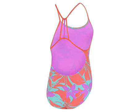 Speedo Alv Lline Bk 1Pc Jf Purple Kız Çocuk Mayosu 8-00350018093 Mor