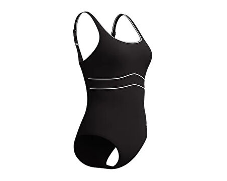 Speedo Speedo Spdscu Cntr Eclipse 1Pc Af Black Kadın Yüzücü Mayosu 8-00306700334 Siyah