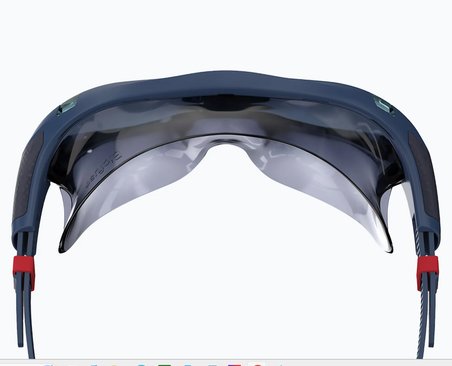 Speedo Biofuse 2.0 yüzme Maskesi, bej/kobalt mavisi. 8-00491701529