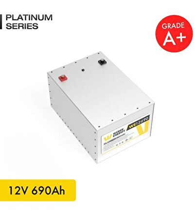 12V 690Ah LiFePO4 Platinum Series Bluetooth'lu Lityum Demir Fosfat Akü 