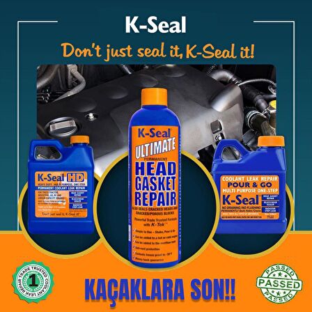 K-Seal Çok Amaçlı Sıvı Soğutma Sıvısı Radyatör Kaçak Kalıcı Onarım 236ml