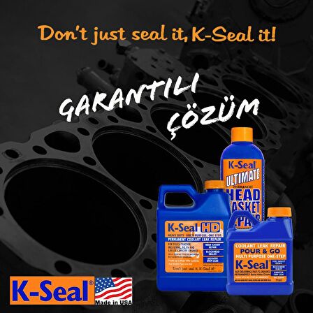 K-Seal Ultimate Çok Amaçlı Sıvı Soğutma Sıvısı Radyatör Kaçak Kalıcı Onarım 472ml