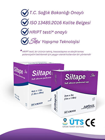 Soft Silikon Bant Estetik Keloid Yanık Sezaryen Dikiş Ameliyat Izi Giderici 2cm X 3mt