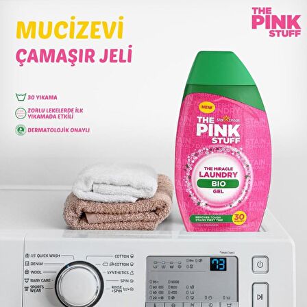 ThePinkStuff Renk Koruma & Leke Karşıtı Renkliler için Sıvı Deterjan 30 Yıkama 900 ml