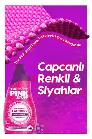 RENKLİ ÇAMAŞIRLAR İÇİN SIVI DETERJAN/ CANLI RENKLER/ 7 Gün Tazelik/ 30 Yıkama /960ml